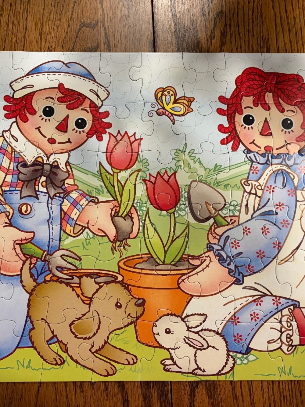 Puzzle raggedy Ann and Andy - 60 pieces